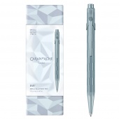 Długopis CARAN D’ACHE 849 XMAS25 Alpine Frost, w pudełku, niebieski