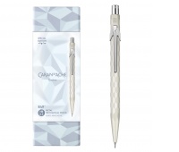 Mechanical pencil CARAN D'ACHE 844 XMAS25 Alpine Frost, 0.5mm, in box, white