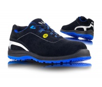 Safety shoes VM FOOTWEAR Rimini 2185-S1P ESD, size 47, black-blue