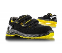 Protective sandals VM FOOTWEAR Edmonton 2275-S1PL ESD, size 38, black-yellow