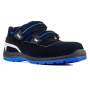 Sandały ochronne VM FOOTWEAR Parma 2195-S1P ESD, rozm. 36, czarno-niebieskie, Obuwie robocze, Ochrona indywidualna