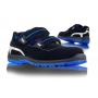 Sandały ochronne VM FOOTWEAR Parma 2195-S1P ESD, rozm. 41, czarno-niebieskie, Obuwie robocze, Ochrona indywidualna