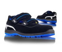 Protective sandals VM FOOTWEAR Parma 2195-S1P ESD, size 46, black-blue