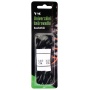 Shoelaces VM FOOTWEAR, round, 125 cm, black-grey
