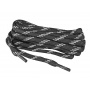 Shoelaces VM FOOTWEAR, round, 125 cm, black-grey