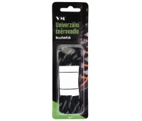 Sznurowadła VM FOOTWEAR, okrągłe, 155 cm, czarno-szare