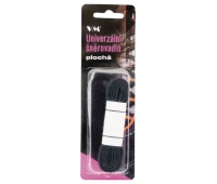 Shoelaces VM FOOTWEAR, flat, 155 cm, black-grey