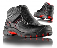 Safety boots VM FOOTWEAR Bolton 5080-S3L, size 38, black-red