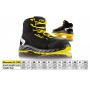 Safety boots VM FOOTWEAR Wisconsin 2290-S3L ESD, size 38, black-yellow