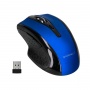 Wireless mouse Q-CONNECT, 4-button, ambidextrous, 2xAAA, blue