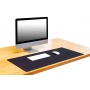 Podkładka pod mysz Q-CONNECT XXL, 90x40cm, czarna, Ergonomia, Akcesoria komputerowe