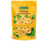 Banana chips BAKALLAND, 200g
