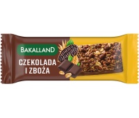 Baton zbożowy BAKALLAND, czekolada i zboża, 40g