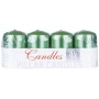 Pillar candle DONAU HOME Advent Gloss, 50x80mm, set of 4, glossy green