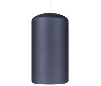 Świeca słupek DONAU HOME Standard Lakier, 60x115mm, czarny metaliczny mat