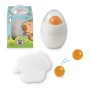 Slime jajko z ż&oacute;łtkiem &ndash; kauczukową piłeczką TRENDHAUS CHS-6, mix kolor&oacute;w, Gry i zabawki, Gadżety