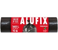 Worki na śmieci ALUFIX Profi, LDPE, 160l, 10 szt., czarne