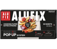 Papier do gotowania ALUFIX Pop-up, 3w1, 33x32cm, 50 arkuszy