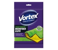 Ściereczka z mikrofibry VORTEX Shaggy Monter, zielono-ż&oacute;łta