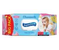 Chusteczki nawilżane dla dzieci SUPERFRESH, z klapką, 120 szt.