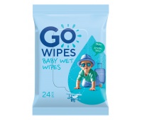 Chusteczki nawilżane dla dzieci GOWIPES, do sk&oacute;ry wrażliwej i atopowej, 24 szt.
