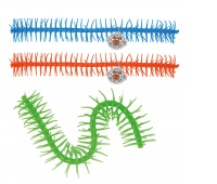 Stretchy millipede TRENDHAUS T, 50 cm, color mix