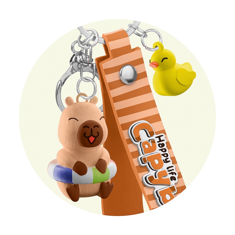 Capybara key ring TRENDHAUS CP HL-5, color mix - PBS Connect Polska ...
