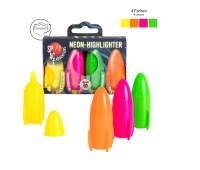 Zakreślacze neonowe TRENDHAUS Space Adventure, 4 szt., mix kolor&oacute;w