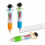 Długopis wielokolorowy z figurką astronauty TRENDHAUS Space Adventure, mix kolor&oacute;w, Szkolne, Gadżety
