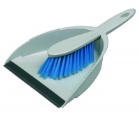 Dustpan and brush set VILEDA PROFESSIONAL, grey-blue
