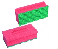 Gąbka VILEDA PROFESSIONAL PurActive, czerwona