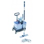 Set VILEDA Professional UltraSpeed Pro, double bucket trolley, telescopic handle, r-MicroLite Max mop refill