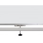 Mobile dry wipe magnetic board OFFICE PRODUCTS, double-sided, lacquered, aluminium frame, 120x60cm, white