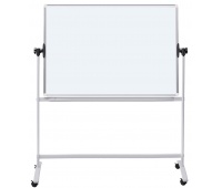 Tablica mobilna suchoś. -magn. OFFICE PRODUCTS, dwustronna, lakierowana, rama aluminiowa, regulacja kąta nachylenia, 180x120cm, 