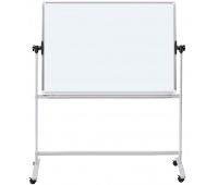 Tablica mobilna suchoś. -magn. OFFICE PRODUCTS, dwustronna, lakierowana, rama aluminiowa, regulacja kąta nachylenia, 200x100cm, 