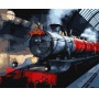 Malowanie po numerach IDEYKA, 40x50cm, metallic, Harry Potter: Expres do Hogwartu, 1 szt., Produkty kreatywne, Artykuły szkolne