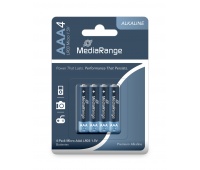 Batteries MEDIARANGE Premium Alkaline, Micro, LR03, 1.5V, blister, 4 pcs.