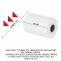 Thermal rolls OFFICE PRODUCTS, 57mm x 15m, 48 g/m&sup2; +/- 6, 10 pcs, white