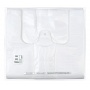 Plastic bag SARANTIS, basic, HDPE 25/6/45 cm, 8 mikrons., 200 pcs, white