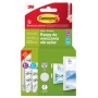 Velcro picture hooks COMMAND&trade; (17203WHI-12-PTGR-VP), small and medium, set of 4+8 pairs (24 Velcro strips), white