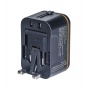 Travel adapter DONAU TRAVEL 205, black