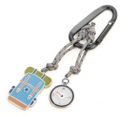 Brelok TROIKA Rucksack, karabińczyk, 2 charmsy, emaliowany metal