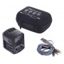Travel adapter TROIKA World Travel, black