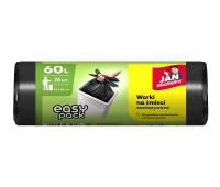Worki na śmieci JAN NIEZBĘDNY HD Easy-Pack, 60l, 26szt., czarne
