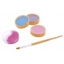 Face paints JOVI Fantasy, 3x8ml, with brush and sponge, mix of colours