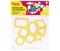 Play dough moulds JOVI, 8 pcs., yellow