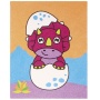 Sand painting set JOVI Play&Fun, dinosaurs