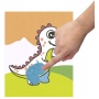 Sand painting set JOVI Play&Fun, dinosaurs