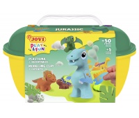 Plasticine set JOVI Play&Fun, dinosaurs