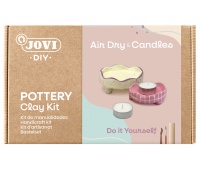 Ceramics kit JOVI DIY, air‑dry, candle holder